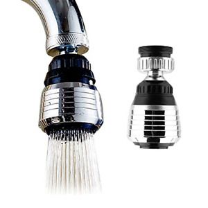 2PCS 360-Degree Swivel Kitchen Sink Faucet Aerator with 2 Function Swivel Saving