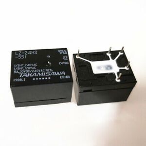 5Pcs TAKAMISAWA LZ-24HS-551 24VDC Power Relay 5Pins 5A 240VAC