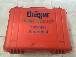 DRAEGER 4056528 Civil Defense(CDS)/ HAZ MAT kit Quantimeter 1000 &amp; charger, case