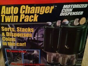 Cup Coin Holder Store Loose Change Dispenser Car Nickels Dimes Quarters Pennies