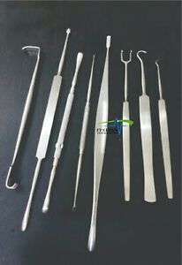 Plastic Surgery Skin Hooks Set of 8 Pieces