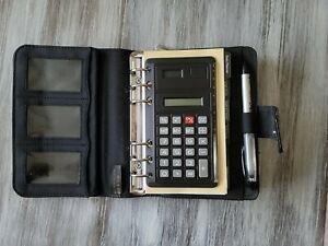 MUNDI Brown Faux Leather Day Planner Organizer 3 rings 6 x 7.5
