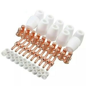 65pcs PT31,CUT30-50 Plasma Cutter Consumables Welding Accessories Set .