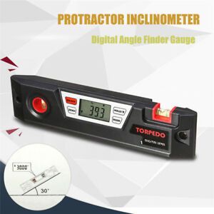 LCD Digital Angle Finder Gauge Bevel Box Protractor Inclinometer Spirit Level HB