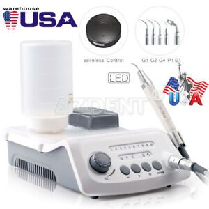 VRN-A8 Dental Wireless Control LED Ultrasonic Scaler Detachable Handpiece 5 Tips