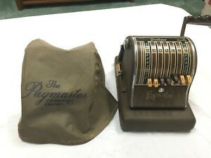 Vintage 1930s-40s Paymaster Series 600 Check Writer