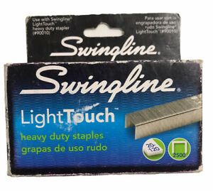 Swingline® LightTouch® Heavy Duty Staples, 5/8&#034; Leg Length,2,500 Per Box