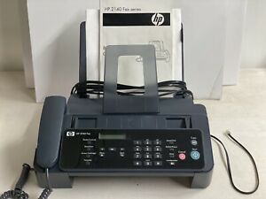 HP 2140 Fax Professional Quality Plain Paper Fax Machine Copy Phone w/ Manual