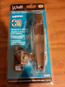WRIGHT PRODUCTS V333FB Push Button Latch, Bronze