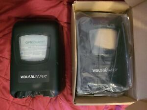 2 WAUSAU PAPER ELECTRIC SOAP DISPENSERS W/ KEY &amp; 1250ML Bottle 91218 DSP2070-05
