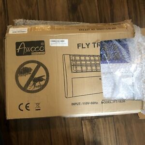 Awoco FT-1E36 36 W Wall Mount Sticky Fly Trap Lamp for Capturing Flying Insects
