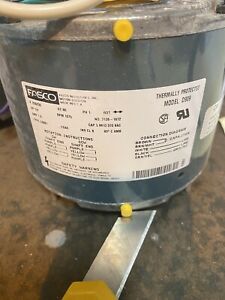 FASCO D909 MOTOR 208-230V 1075 RPM HP 1/4 SINGLE PHASE  2 Units