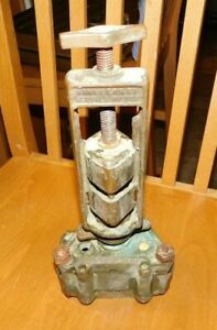 VINTAGE Hanau Buffalo Dental PRYOR INJECTOR Vise Press HEAVY BRASS