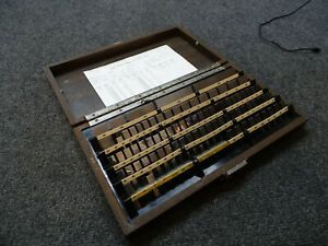 Starrett Webber Gage Block Set Grade E4 .050&#039; to 4&#034; INCOMPLETE