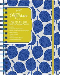 Andrews McMeel Posh: Deluxe Organizer 17-Month 2021-2022 Monthly/Weekly Planner