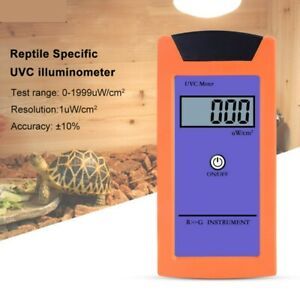 RGM-UVC Light Meter UV UVC Radiation for Reptile Luminosity Detector Radiometer