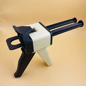 Dental Impression Mixing Dispenser Dispensing Caulking Gun 1:1/2:1 Ratio 50ml