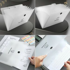 A4 Accordion Desk Organizer Stationery Expanding File Folder Document Holder