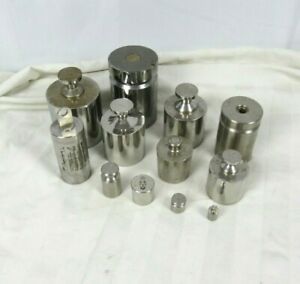 Lot of 12 Assorted Calibration Weights