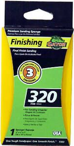7303 Jumbo Sanding Sponge, Large, 3 x 5 x 1, 320-Grit - Quantity 5