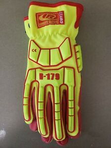 Ringers Gloves 179-08 Impact Gloves,Full Finger (Size Small / 8) *1 Pair*