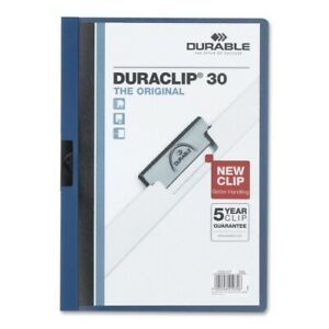 Durable Office Products DBL220307 DuraClip Report Cover  30 Sheet Capacity  11 i