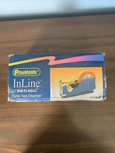 New POWERSEAL InLine Multi-Roll Double Tape Dispenser