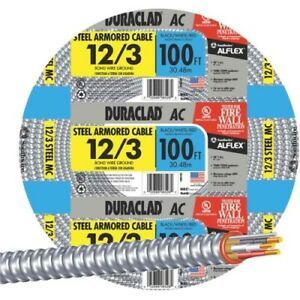 Southwire 12/3 Aluminum Armored Cable