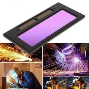 4-1/4&#034;x2&#034; Solar Auto Darkening Lens Filter Shade For Welding New Helmet X5E6