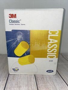 200 Pairs Individually wrapped of 3M&#039;s  EAR Classic Earplugs in large Box