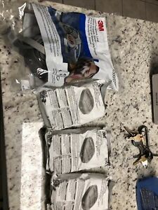 3M Half Face Respirator With 3 Packs Of Cartridges