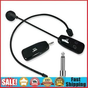 2.4GHz UHF Wireless Headset Microphone Live Guide Voice Amplifier Speaker