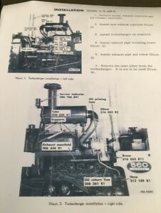 IH International Harvester Farmall 560 Diesel Factory Turbo Install Manual D282