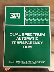 3M Dual Spectrum Automatic Transparency Film 100 Sheets Type 559