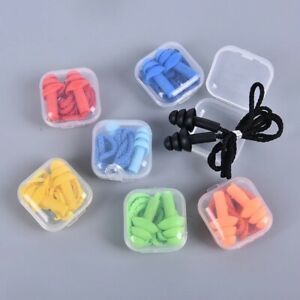 Soft Silicone Ear Plugs In Box Anti Noise Reusable Earplugs For Sleep protection