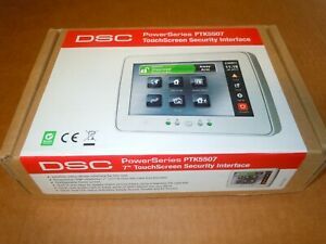 DSC PTK5507 PowerSeries 7&#034; TouchScreen Color Keypad Security Interface New/Other