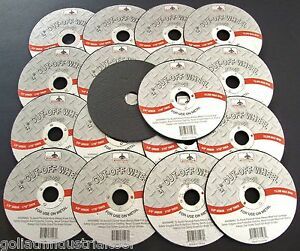 20 GOLIATH INDUSTRIAL 4&#034; CUT OFF WHEELS CW458 DISCS ANGLE GRINDER GRINDING