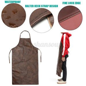 Apron Leather Equipment Waterproof Washable Heat Insulation For kitch