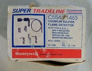Honeywell C554A-1463 Cadmium Sulfide Flame Detector - New Old Stock