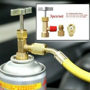 Refrigerant R134A Adapter Adapter 1/4 Hose Brass + Alloy Durable High Quality