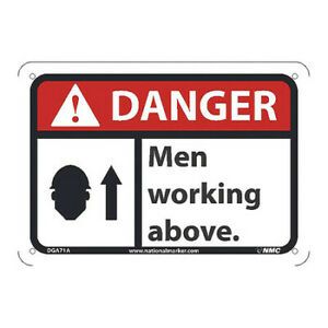 NMC DGA71A Danger Men Working Above
