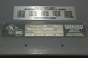 Hobart QUANTUM-1PP Commercial Food Scale Missing Parts Read Description
