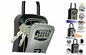 Key Lock Box for Outside -  Portable Combination 1-PACK Portable (With Shacle)