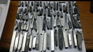 Assortment of High Speed Steel Tool Bits Pre-Ground 1/8&#034; - 1/2&#034; Square, Some Are