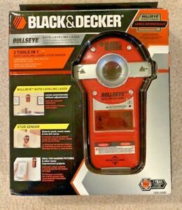 Black &amp; Decker Bullseye 2 Tools In 1 Laser And Stud Sensor New Sealed BDL190S