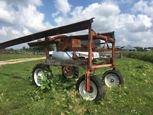 Old Agriculture Running Gear Sprayer