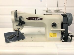 CONSEW 206RB-4 WALKING FOOT  NEVER USED 110 VOLT SERVO INDUSTRIAL SEWING MACHINE