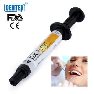 Dental Light Curing Flowable Composite Resin Low Flow Syringe/3g A1 A2 A3