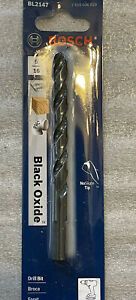 LOT OF 3 Bosch BL2147 5/16 In. x 4-1/2 In. BLACK OXIDE DRILL BIT CARDED