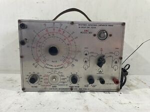 Vintage EMC Model 801 Resistance Capacitance  Comparator Bridge